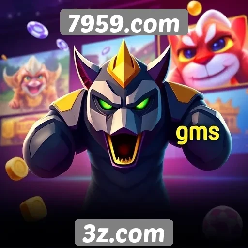 Variedade de jogos disponíveis em 7959.com